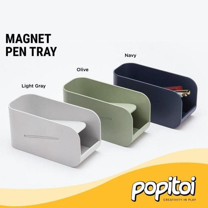 

Pen Holder Magnet Mini | Rak Organizer Meja Magnetik Alat Tulis Kantor