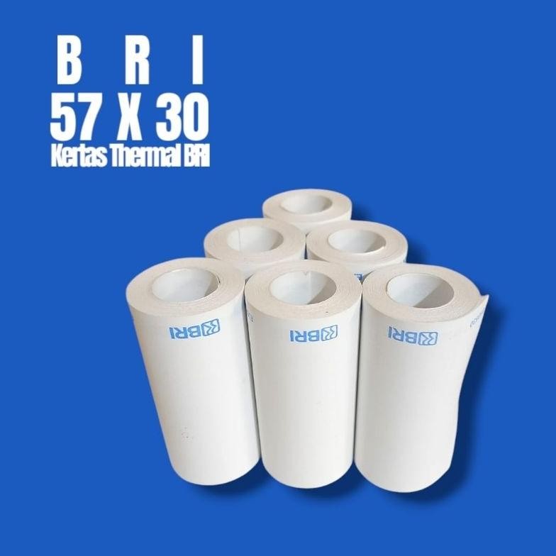 

40 Pcs Kertas Thermal BRI Murah 58/57x30mm 1kg