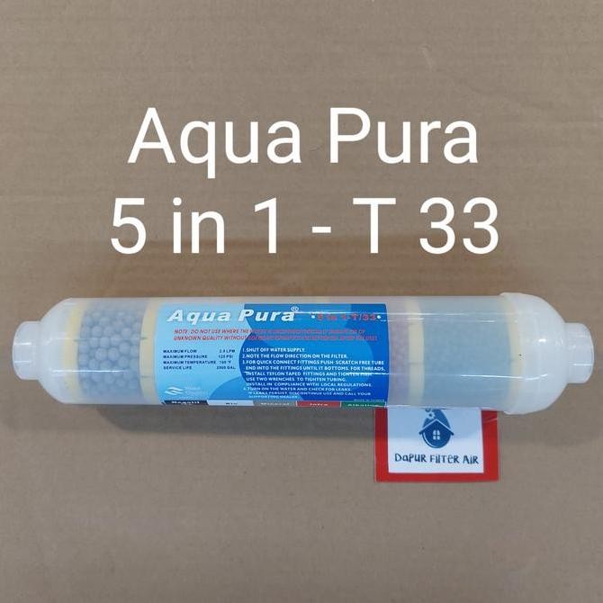 Tanias Aquaa 5 In 1 / Bio Alkali / Ph Booster - Filter Reverse Osmosis Ro Terlaris