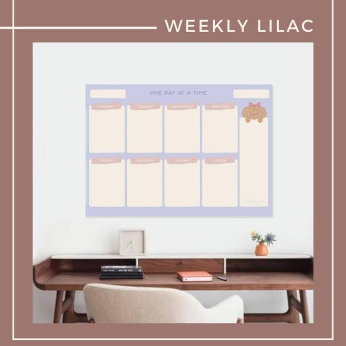 

Papan Jadwal Bulanan Atau Mingguan / Schedule Board / Wall Planner New Stok