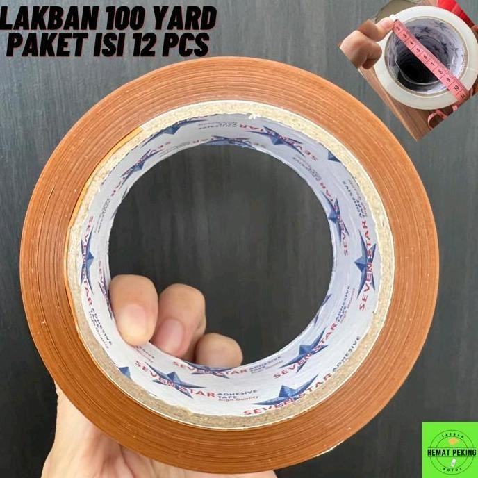

Lakban 45 Mm 100 Yard Paket Isi 12 Pcs (1 Lusin) New Stok