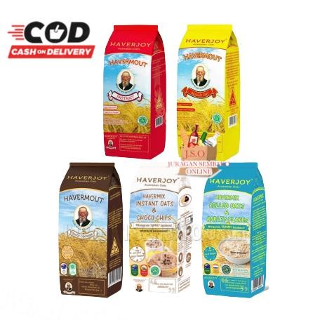 

Rkm (Jso) Haverjoy Havermout 500Gr Australian Oat Meal Sarapan Instant Oat / Rolled Oat / Quick Cooking Oat / Havermix Barley / Havermix Chocochip