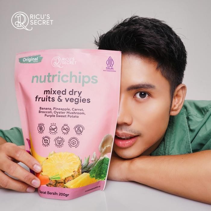 

Rkm [Ricu'S Secret] Nutrichips - Snack Cemilan Keripik Buah & Sayuran