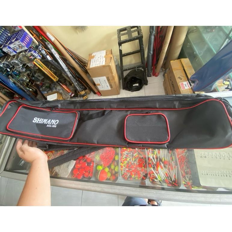 Premium Tas Pancing Shimano 100 Cm Ransel 2 Sleting