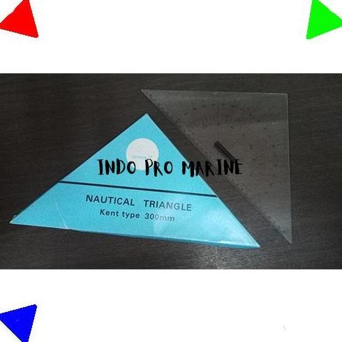

Penggaris Mistar Segitiga Marine Kelautan Camon 300Mm New Stok
