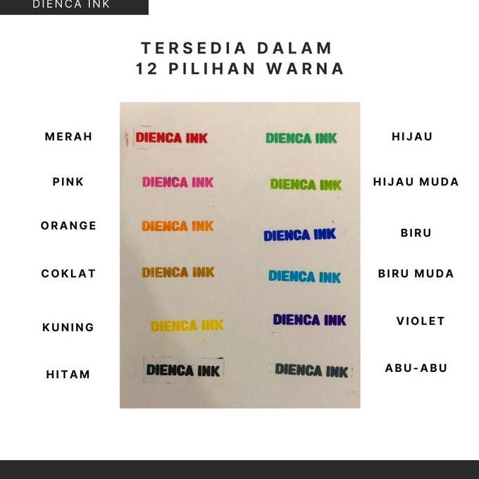 

Tinta Stempel Flash Dienca Official 1 Liter Warna Biru New Stok