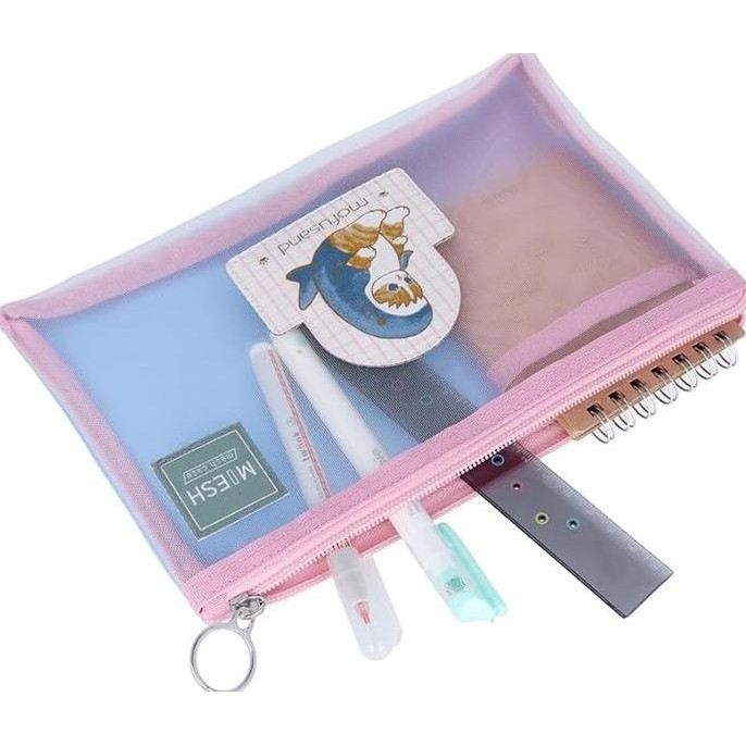 

Sun-Star Miesh Mesh Case B6 Mofusand Pencil Case Kotak Pensil Storage Pouch Limited Edition New Stok