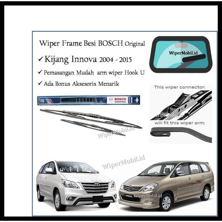 BEST DEAL WIPER KACA MOBIL TOYOTA INNOVA 2008 2009 2010 2011 2012 2013 2014 2015