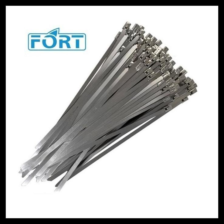 

TERMURAH KABEL TIES STAINLESS STEEL CABLE TIES 400MM X 7,9MM FORT