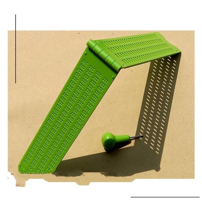 

Reglet Tuna Netra Kafin Riglet Tunanetra Slate Teknologi Komunikasi Alat Tulis Titik Huruf Braille 6 4 Baris Stylus 30 Kotak 28 Kotak Plastik Stationery Note New Stok