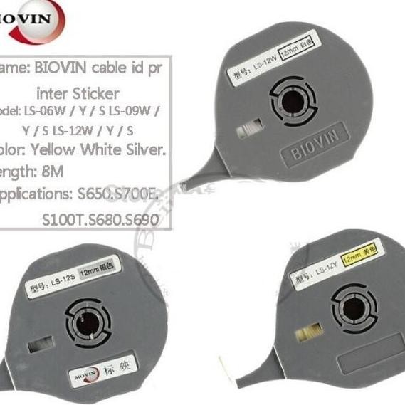 

Label Mesin Printing Marker Tube Ls-12S Silver Biovin New Stok
