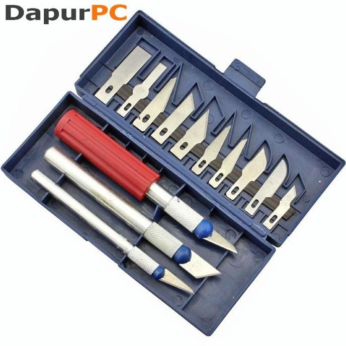 

Pisau Alat Ukir 13 In 1 + 3 Pcs Handle