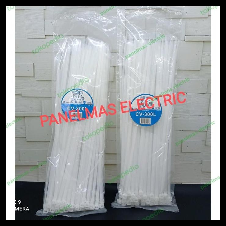 

TERBARU KABEL TIES 4.8MM X 30CM (300MM) FORT PUTIH/HITAM