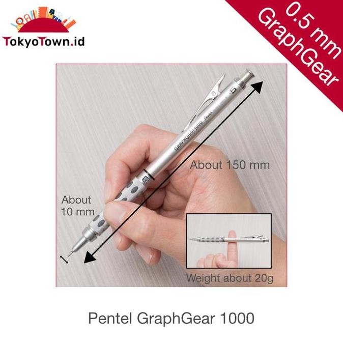 

Pentel Graph Gear Drafting Pencil 0.5 Mm - Mechanical Pencil New Stok