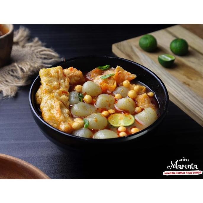 

PAKET WAREUG (Baso aci pedas + seblak + cireng + basreng pedas daun jeruk) jajanan khas Sunda kekinian