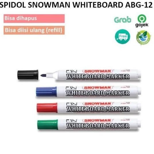 

(12 Pcs) Spidol Snowman Abg-12 (1 Lusin) New Stok