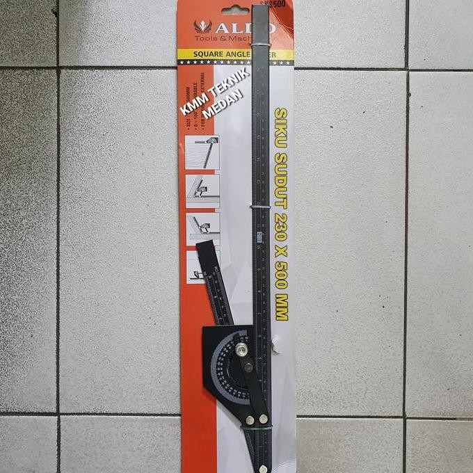 

Aldo Siku Derajat Panjang Square Angle Ruler Multi Fungsi & Serbaguna New Stok