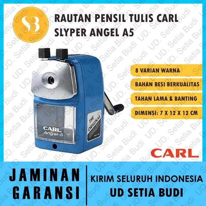 

Rautan Pensil Tulis / Warna Slyper Angel 5 A5 Carl Pencil Sharpener