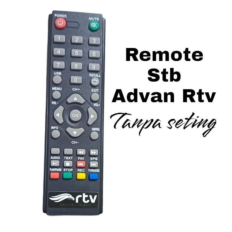Remote stb Rtv/Remot set top box  advan Rtv DiM