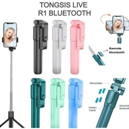 Tongsis Live Multifungsi R1 Bluetooth / Tongsis Multifungsi DiM