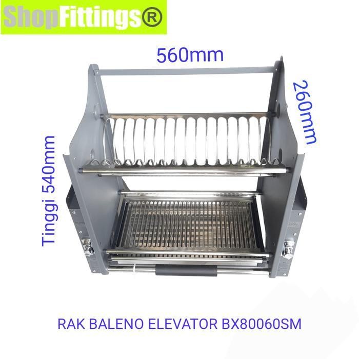 Vitco Xc 26260 26290 Rak Keranjang Penata Piring Stainless Steel  Rak Piring Lift Untuk Dapur Pull D