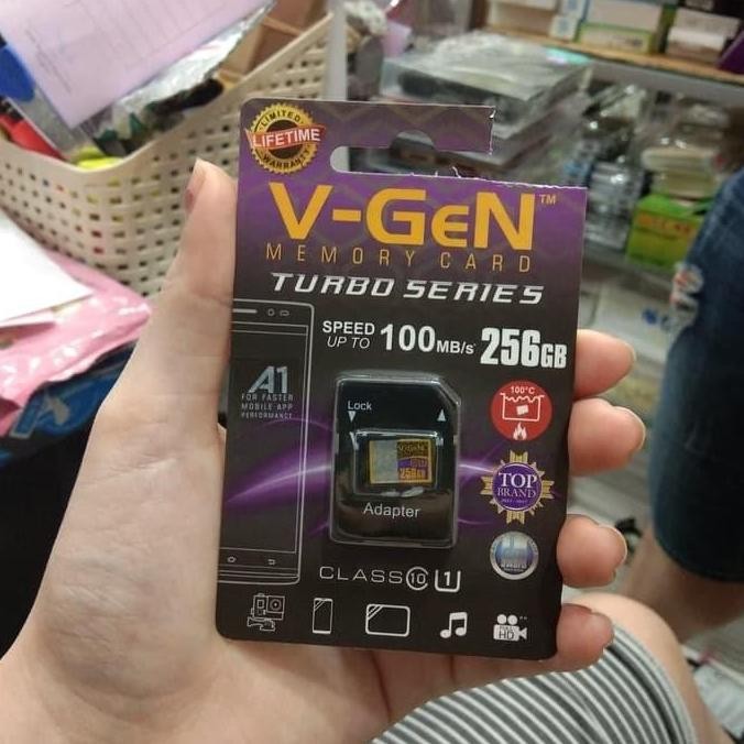 Memory Card Sd Card Micro Sd V-Gen Turbo series 256GB Original