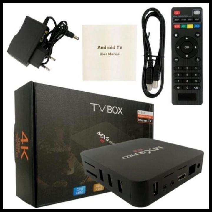 Terlaris android tv box Pro 4K 12 GB/16B ( Rubah tv anda menjadi smart tv) Best Seller