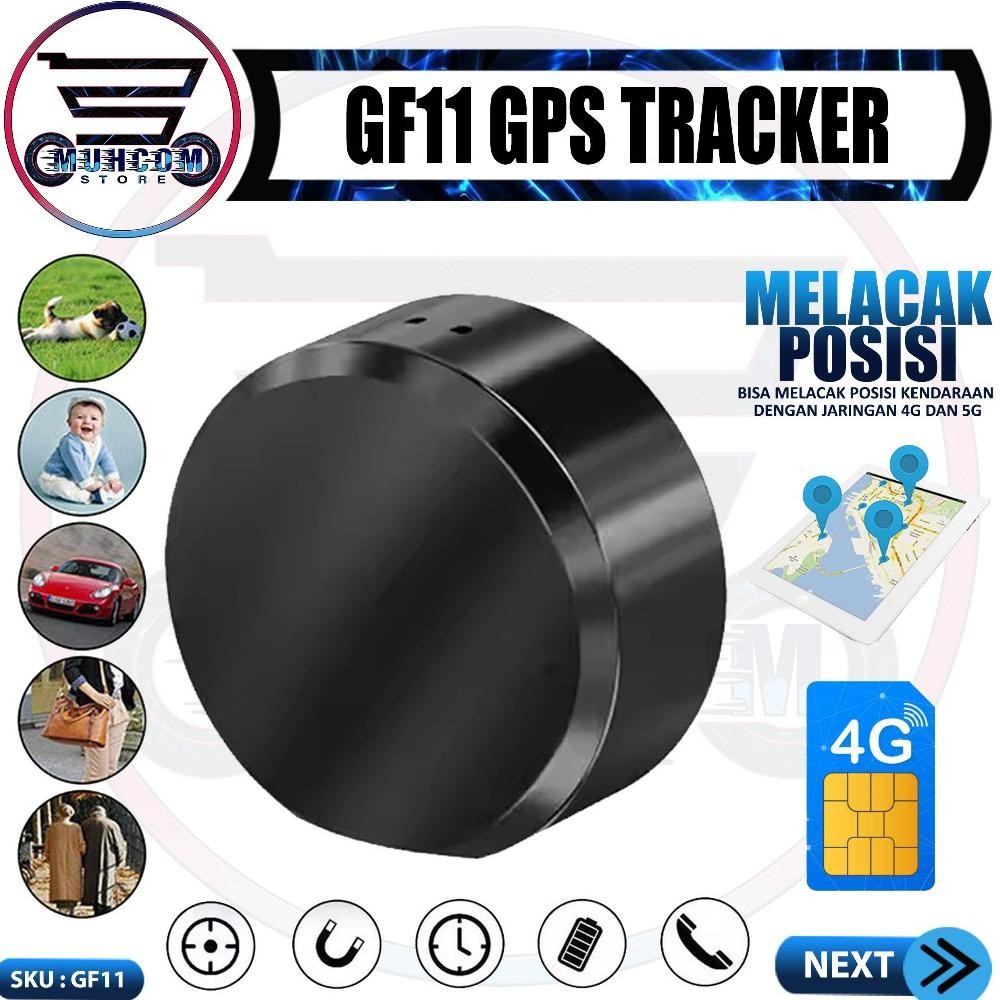 Mini GPS Tracker GF11 Pelacak Tracking Lokasi Dan Rekam Suara Pelindung Keamanan Anti Lost Hilang Di
