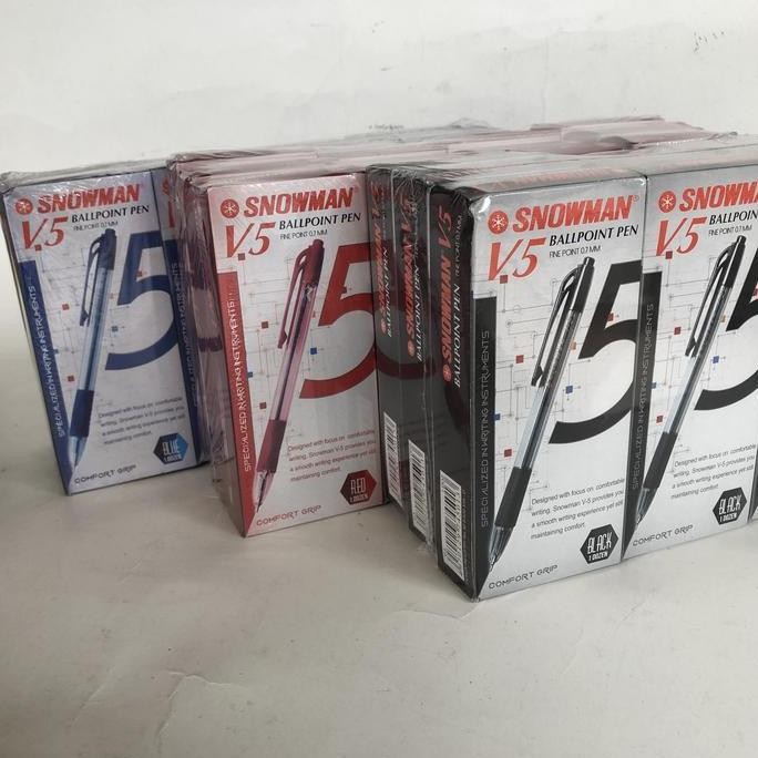 

Pulpen Snowman V5 (Gross = 12 Lusin) New Stok