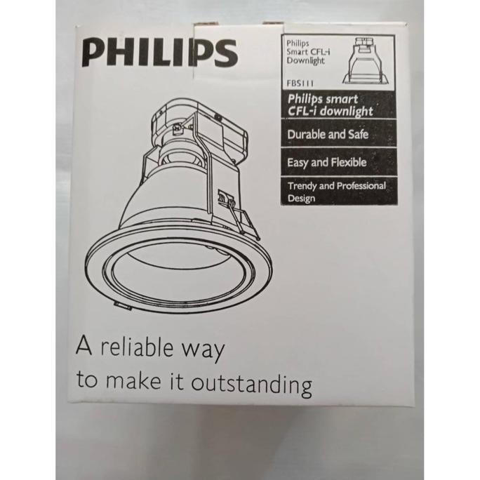 PHILIPS KAP Downlight FBS111 - Putih Elegan 4 Inch
