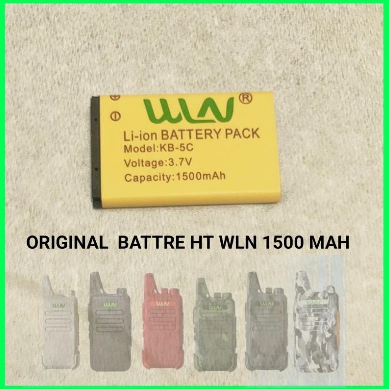 ORIGINAL  BATERAI HT WLN 1500mAh DiM