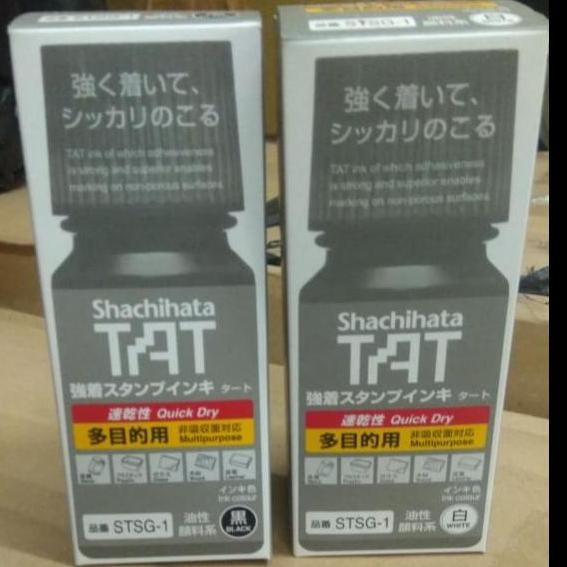 

TERLARIS - Jual Shachihata TAT ink STSG 55ml Black/White