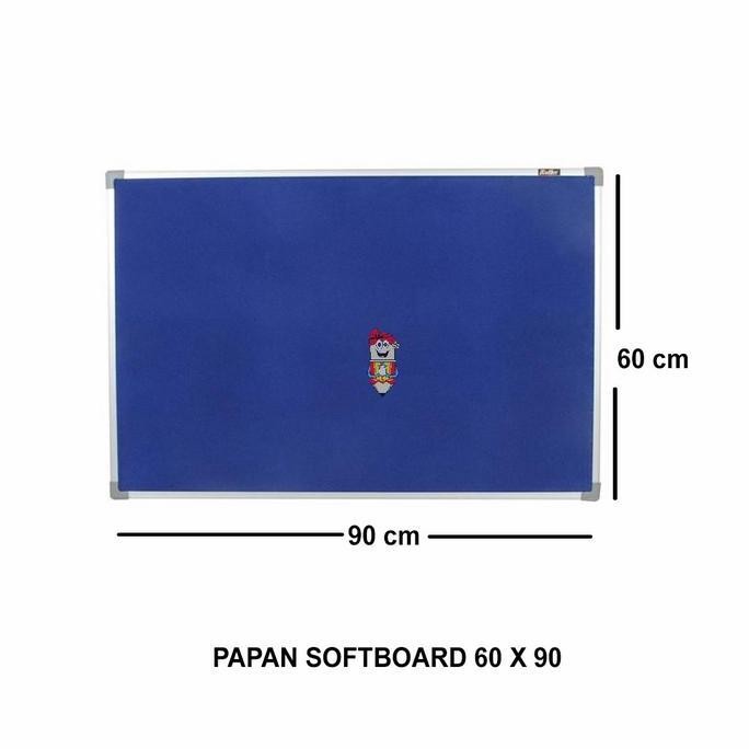 

Papan Mading / Softboard 60 X 90 Cm New Stok