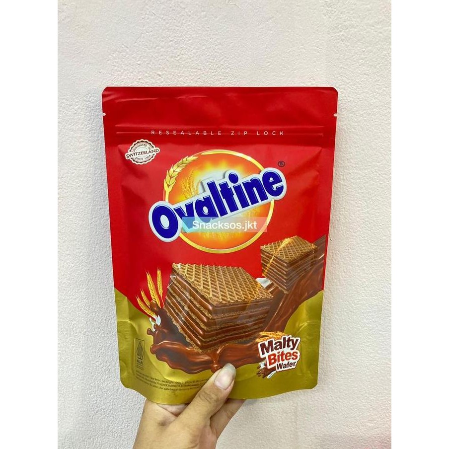 

[POUCH] OVALTINE MALTY BITES CHOCOLATE WAFER 100GR