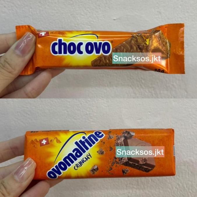 

[PC] OVOMALTINE CRUNCHY ORIGINAL BAR 42GR / CHOC OVO 20GR CHOCOLATE