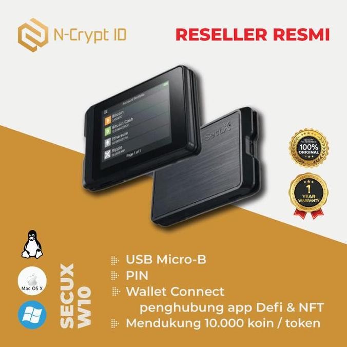 Bitcoin / Crypto / Cryptocurrency / BTC BNB ADA ETH / Wallet SecuX W10