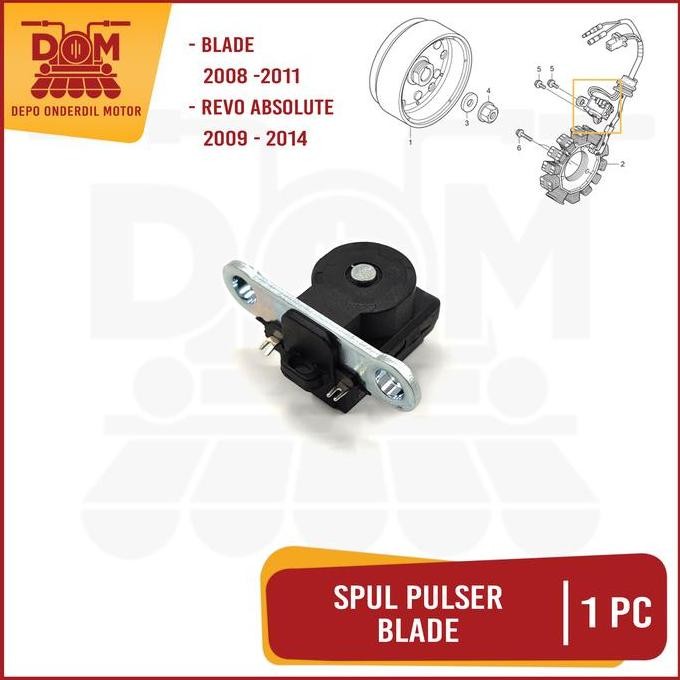 Sale Spull Pulser Coil Blade (Tokaido) Spul Spool Sepul Fulser Koil Motorcycle Motor Honda Blade 110