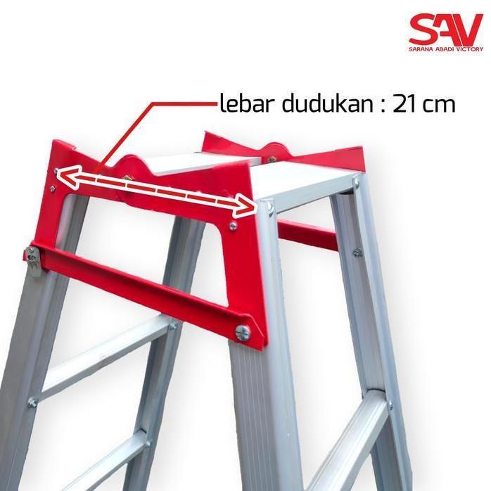 

Terlaris Tangga Lipat Aluminium Ukuran 2 Meter Bisa Jd 4 Meter ( Dua Fungsi)