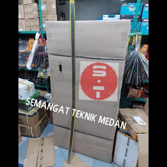 

Penggaris Ruler Mistar Besi Baja Stainless Steel 200Cm 2 Meter 200 Cm New Stok