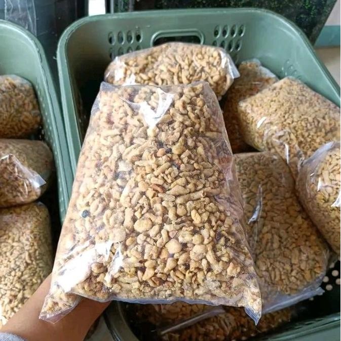 

Remukan Usus Crispy 1 Kg Enak Gurih Renyah ( Kemasan 1 Kg ) Snack Cemilan Keripik Usus Kripik Food Makanan