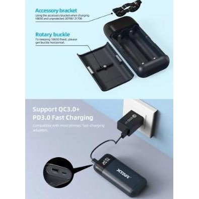 Xtar Pb2Sl Power Bank Charger Type-C Versi Upgrade Dari Pb2S