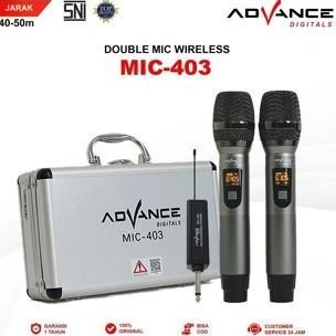 Advance Double Wireless Microphone MIC 403 Mic Wireless Karaoke Original