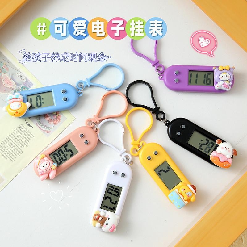 

Gantungan Kunci Jam Digital Mini Sanrio Lucu Kartun Lucu Baru | Gantungan Digital Stopwatch Tanggal Belajar Siswa