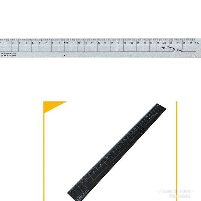 

Kutsuwa Aluminum Ruler 30Cm Good Design Cutting Grade Hi Line Xd30Bk-5 New Stok