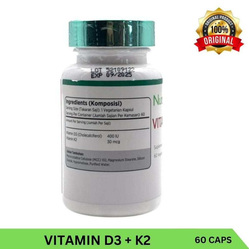 Nutriwell Vitamin D3  K2 Isi 60 Capsules