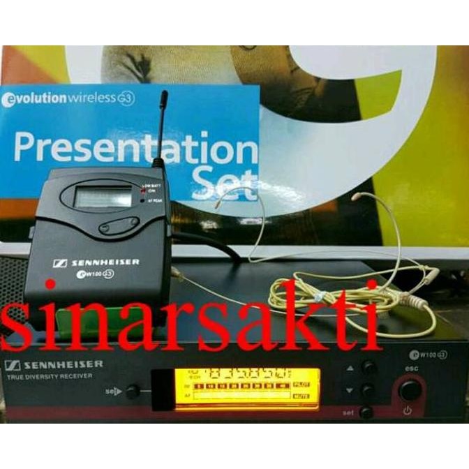 Mic Wireless Sennheiser EW122 G3 - Headset Microphone Original