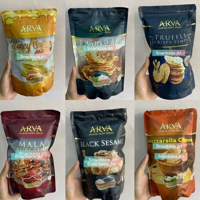 

ARVA CRISPY TEMPE BLACK SESAME / TRUFFLE / MALA / HIMALAYAN SALT / HONEY BUTTER / MOZARELLA CHEESE