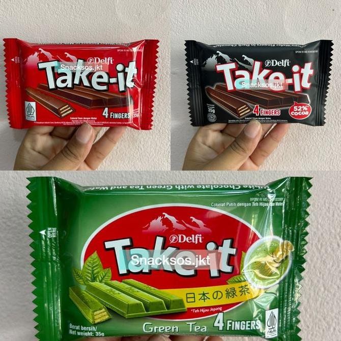 

DELFI TAKE IT 4 FINGER CHOCOLATE MILK / DARK CHOCOLATE / GREEN TEA TAKEIT