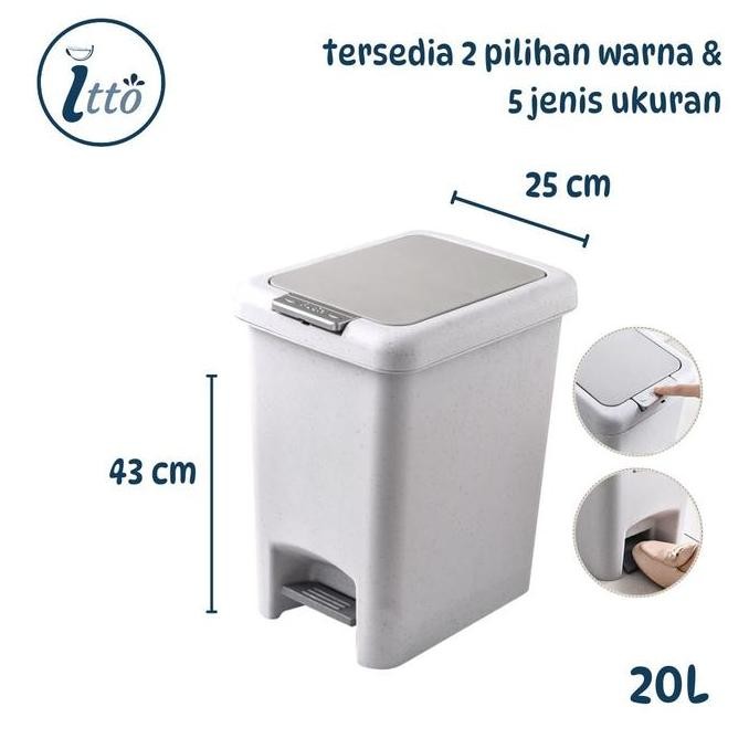 Tempat Sampah Injak 20L N57 Berpedal