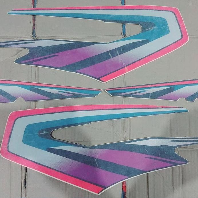 STRIPING RX KING LIST STICKER RX KING 1997 UNGU ORIGINAL LOSTPACK